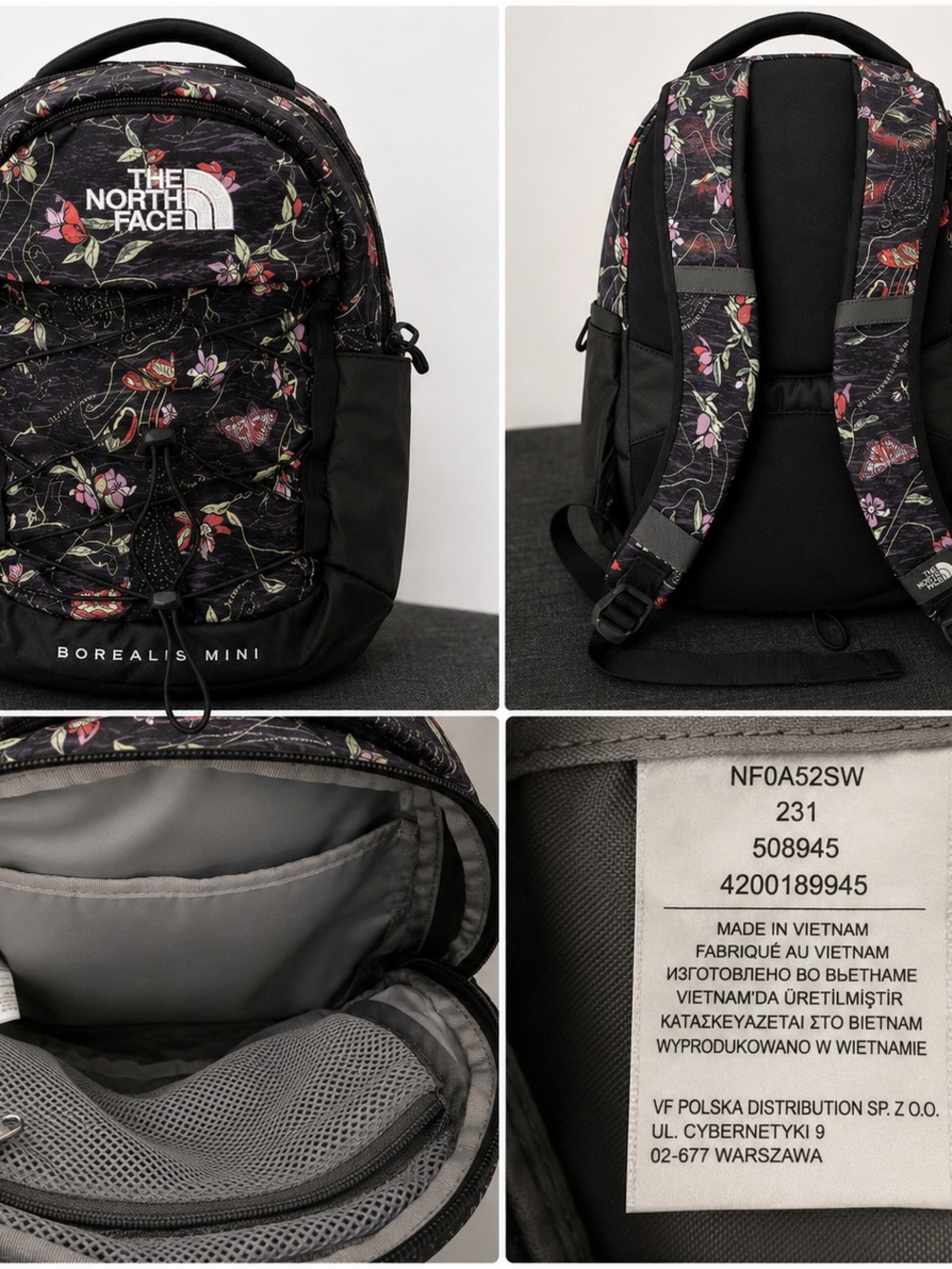 The North Face Borealis Mini 10L Floral Butterfly Backpack